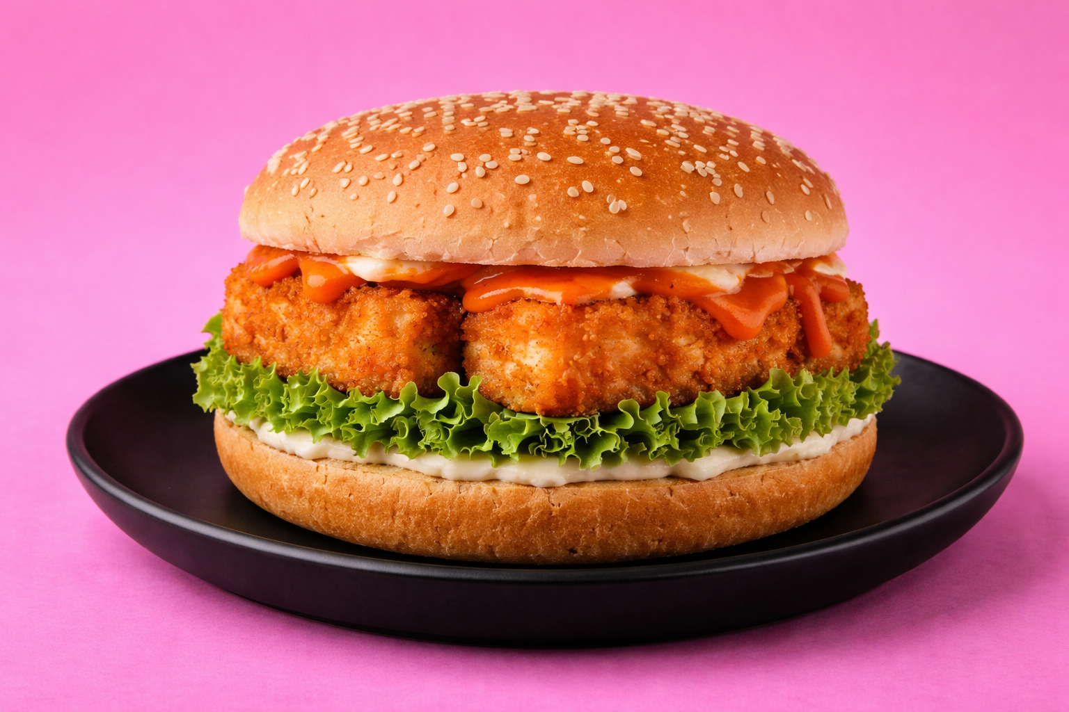 Crispy Spicy Paneer Burger